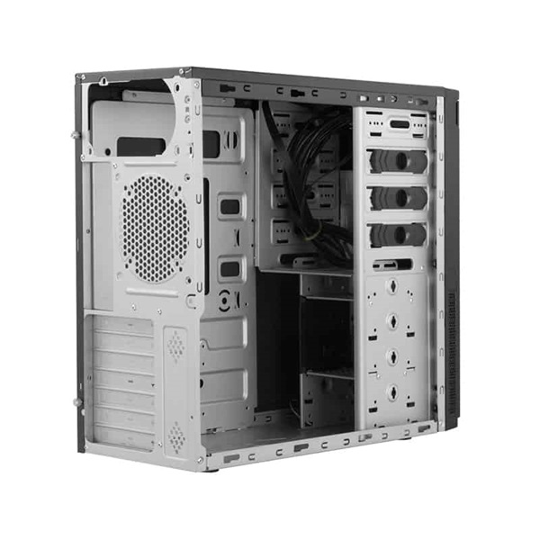 CHIEFTEC Ház Elox, ATX, Tápegység nélkül, Fekete (HC-10B-OP)
