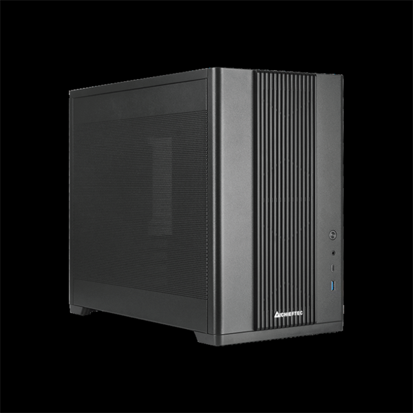 CHIEFTEC Ház Uni, mATX, 1x120mm ventilátor, Tápegység nélkül, Fekete (BX-10B-M-OP)