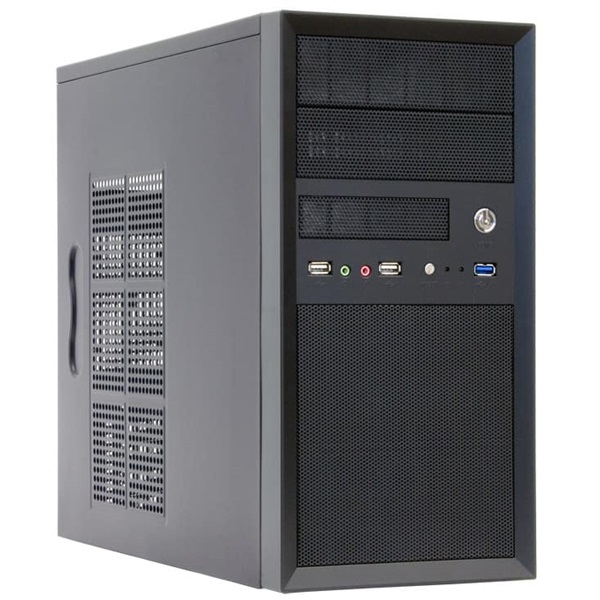 CHIEFTEC Ház Mesh, mATX, Tápegység nélkül, Fekete (CT-01B-OP)