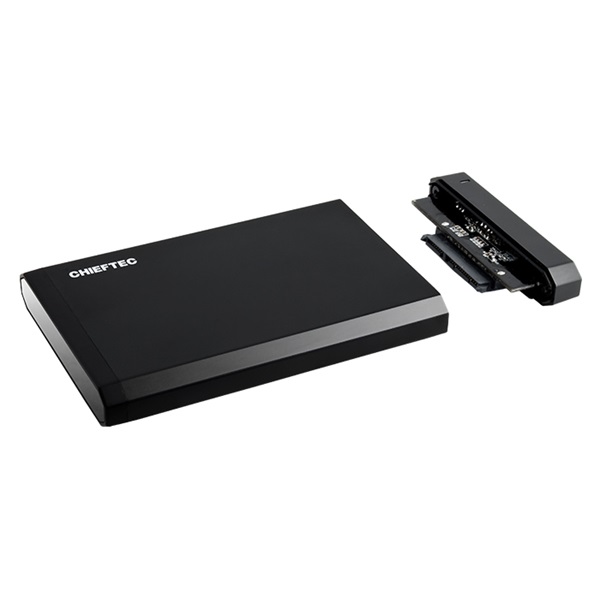 CHIEFTEC Külső Ház 2.5" SATA, USB 3.0, fekete (CEB-2511-U3)