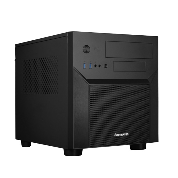 CHIEFTEC ház, Pro Cube, M-ATX, Cube, fekete (CI-02B-OP)