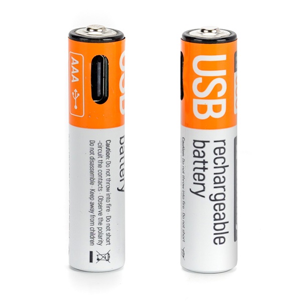 COLORWAY AAA újratölhető elem, USB-C 590 mAh 1.5B (Li-Polymer) (2pc.) (CW-UBAAA-09)
