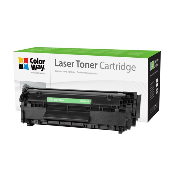 COLORWAY Standard Toner CW-H283M, 1500 oldal, Fekete - HP CF283A (83A) (CW-H283M)