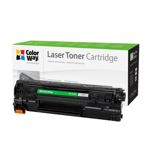 COLORWAY Standard Toner CW-H285M, 1600 oldal, Fekete - HP CE285A (85A); Can. 725 (CW-H285M)