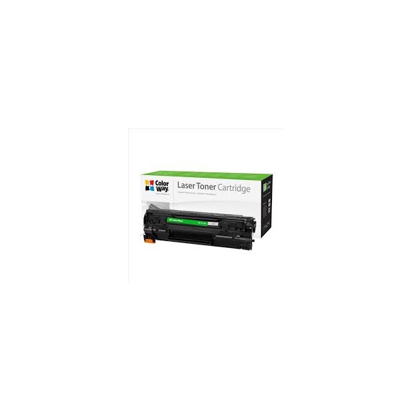 COLORWAY Toner CW-C737EU, 2400 oldal, Fekete - Can. 737 H; HP CF283X (83X) (CW-C737EU)