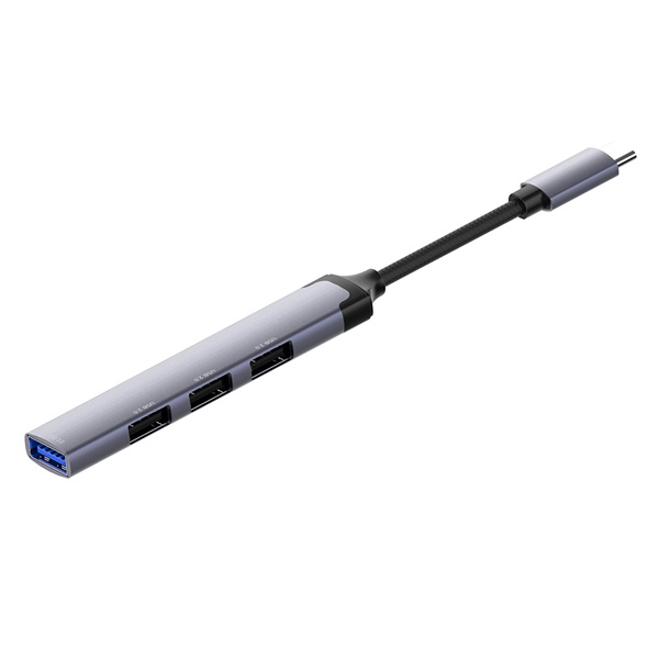COLORWAY USB-elosztó CW-HUB04, USB-C 4-B-1 USB2.0X3/USB3.0 (CW-HUB04)