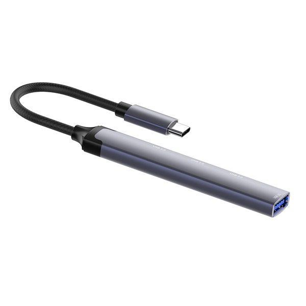 COLORWAY USB-elosztó CW-HUB04, USB-C 4-B-1 USB2.0X3/USB3.0 (CW-HUB04)