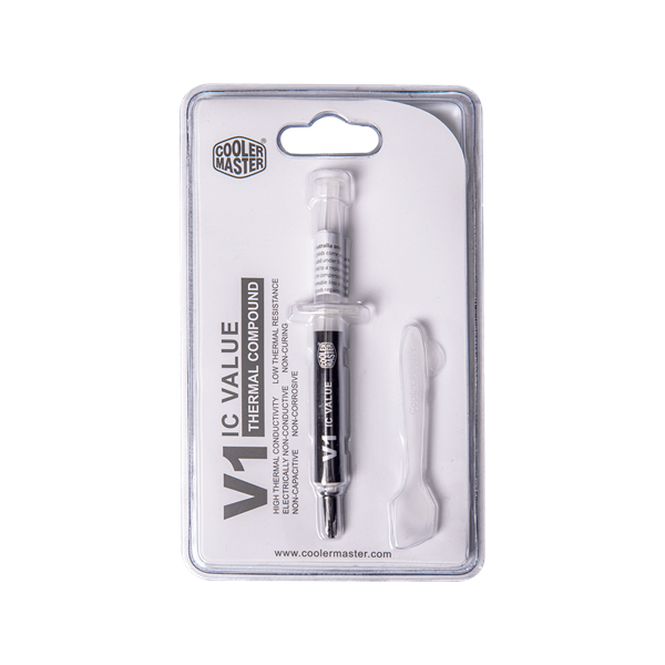 COOLER MASTER CPU Hűtőpaszta, IC VALUE V1, fehér, 1,5ml (RG-ICV1-TW20-R1)