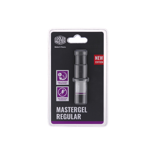COOLER MASTER CPU Hűtőpaszta, MASTERGEL REGULAR, szürke, 1,5ml (MGX-ZOSG-N15M-R2)