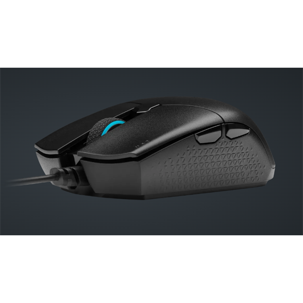 CORSAIR Vezetékes Egér Gaming, KATAR PRO Ultra-light, 6 programozható gomb, RGB Világítás, 12400dpi, fekete (CH-930C011-EU)
