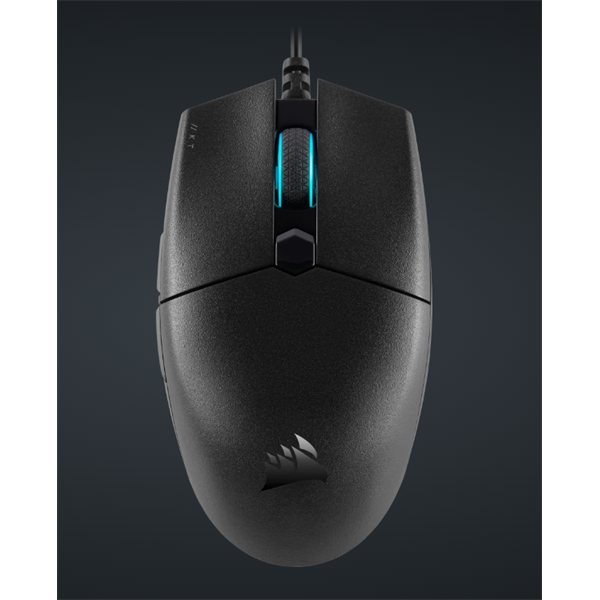 CORSAIR Vezetékes Egér Gaming, KATAR PRO Ultra-light, 6 programozható gomb, RGB Világítás, 12400dpi, fekete (CH-930C011-EU)