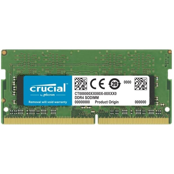 CRUCIAL NB Memória DDR4 8GB 3200MHz CL22 SODIMM (CT8G4SFRA32A)