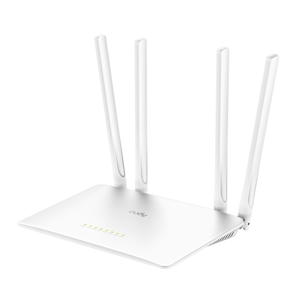 CUDY Wireless Router Dual Band AC1200 1xWAN(100Mbps) + 4xLAN(100Mbps), 1167Mbps, WR1200 (WR1200)