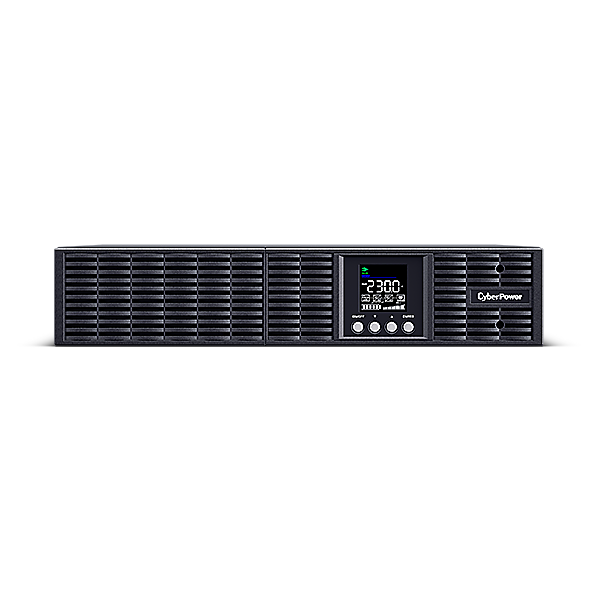 CYBERPOWER UPS, 1000VA/900W, 8xC13, színes LCD, szünetmentes, tiszta színuszos, online kettős konverzió, rack/tower (OLS1000ERT2UA)