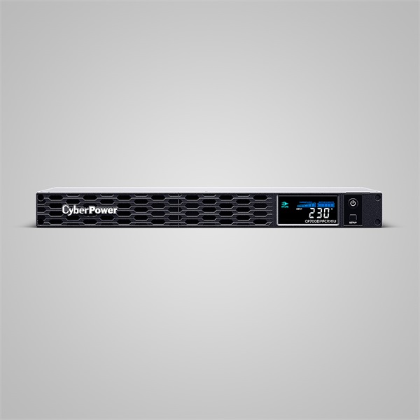 CYBERPOWER UPS, 6xC13,1xUSB 700VA 420W Aktív PFC,tiszta színuszos szünetmentes,LINE-INTERAKTÍV, AVR,színes LCD, 1U rack (CP700EIPFCRM1U)