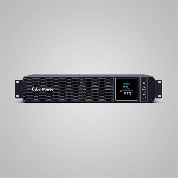 CYBERPOWER UPS 8xIEC C13 ,1xUSB 2000VA 1200W Aktív PFC, színuszus szünetmentes,LINE-INTERAKTÍV, AVR, színes LCD, rack (CP2000EIPFCRM2U)