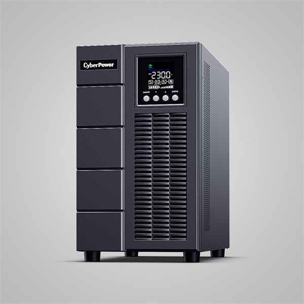 CYBERPOWER UPS OLS3000EA MainStream OnLine torony, 3000VA, szünetmentes tápegység kettős konverziós (OLS3000EA)