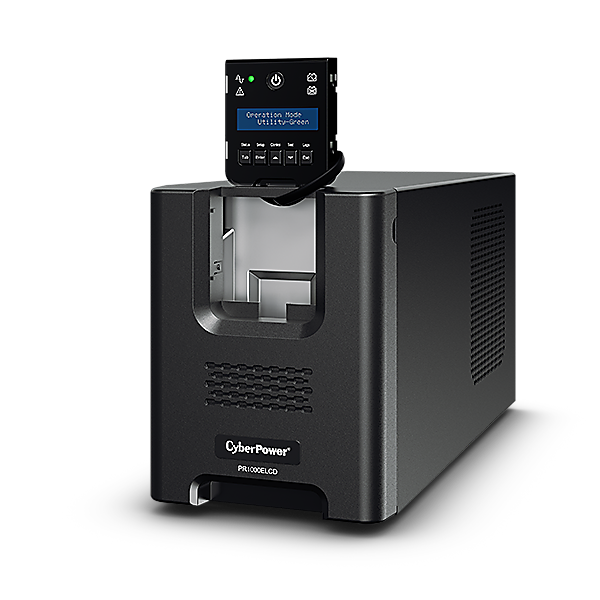 CYBERPOWER UPS PR1000ELCD (8xIEC320) 1000VA 900W 230V szünetmentes tápegység + USB LINE-INTERAKTÍV (PR1000ELCD)