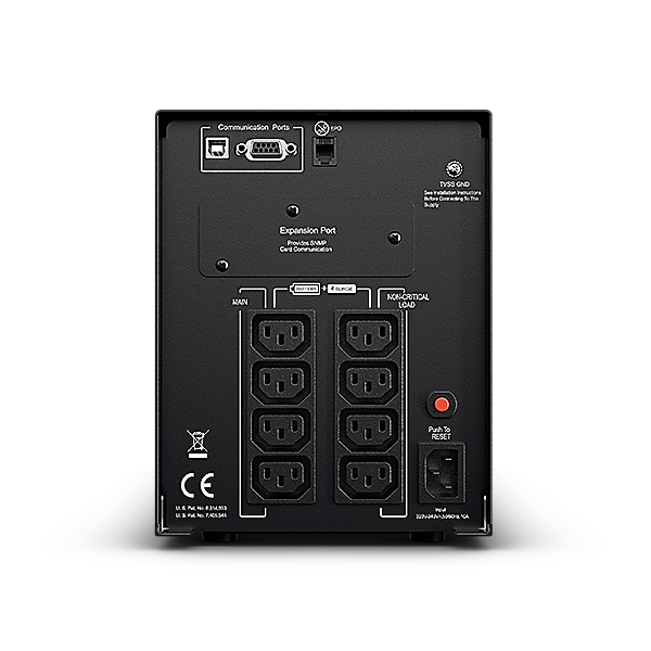 CYBERPOWER UPS PR1000ELCD (8xIEC320) 1000VA 900W 230V szünetmentes tápegység + USB LINE-INTERAKTÍV (PR1000ELCD)