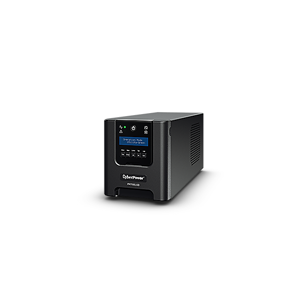 CYBERPOWER UPS PR750ELCD (6xIEC320) 750VA 675W 230V szünetmentes tápegység + USB LINE-INTERAKTÍV (PR750ELCD)