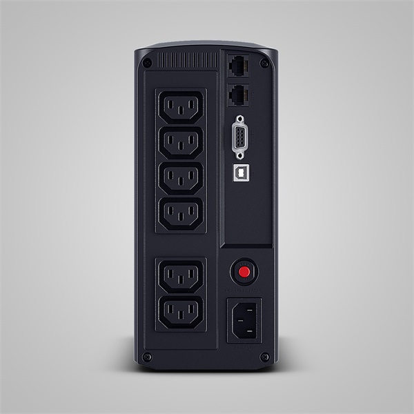 CYBERPOWER UPS, VP1000EILCD, (6xIEC C13) 1000VA 550W 230V szünetmentes tápegység + USB LINE-INTERACTIVE (VP1000EILCD)