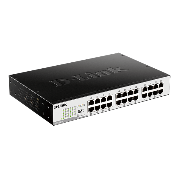 D-LINK Switch 24x1000Mbps Fémházas Asztali, DGS-1024D/E (DGS-1024D/E)