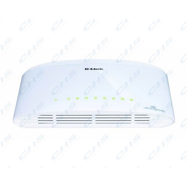 D-LINK Switch 8x1000Mbps Műanyagházas Asztali, DGS-1008D/E (DGS-1008D/E)