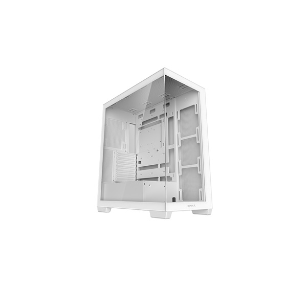 DEEPCOOL Ház ATX CG580 WH, Tápegység nélkül, fehér, Üvegfalú (R-CG580-WHNDA0-G-1)