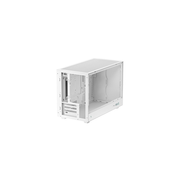 DEEPCOOL Ház Micro ATX CH260 WH, Tápegység nélkül, Fehér, Üvegfalú (R-CH260-WHNGM0-G-1)