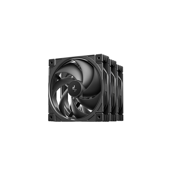 DEEPCOOL Rendszerhűtő Ventilátor FD12 V2 3IN1, 12cm, fekete (3db/csomag) (R-FD12V2-BKNPN3-G)