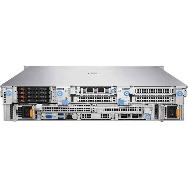 DELL ISG szerver - PE R570 rack (8x2.5"), 8C 6507P 3.5GHz, 1x32GB, 1x960GB RI SSD; H965i, iD10 En., 2x1100W. (EMEA_PROMO_R570_SPL3)