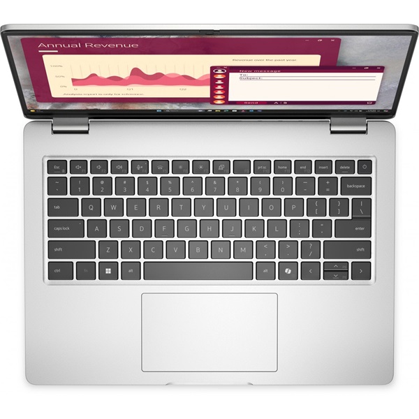 DELL Pro 14 (PC14250) 14.0" FHD+, Intel Core Ultra 5 235U (4.9GHz), 16GB, 512GB SSD, Linux, Ezüst (BTO106_PC14250_EMEA_UBU)