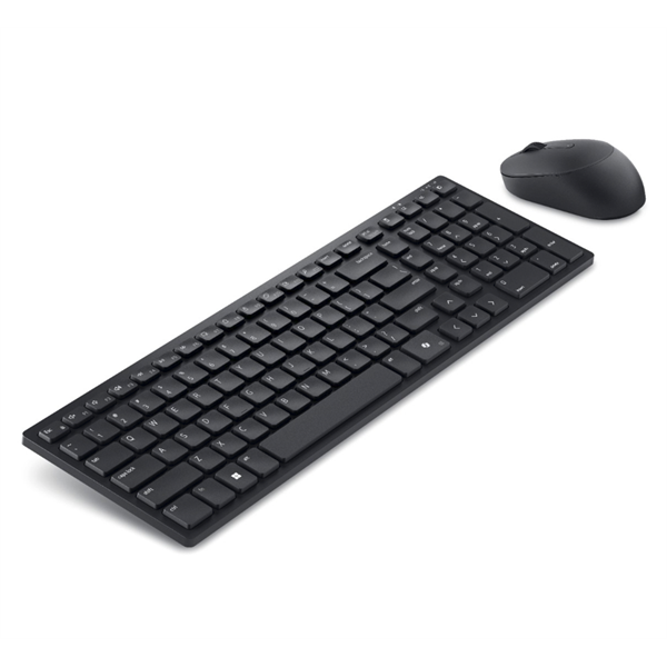 DELL Pro Compact Vezeték nélküli Billentyűzet + egér silent KM555 - Hungarian (QWERTZ) - Fekete (580-BBWC)