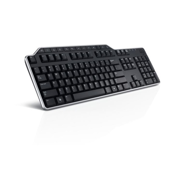 DELL Vezetékes Billentyuzet Hungarian (QWERTZ) Dell KB-522 Wired Business Multimedia USB Black HUN (Kit) (580-17681)