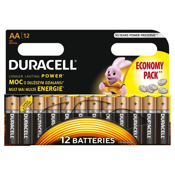 DURACELL BSC 12 db AA elem (5000394203334)