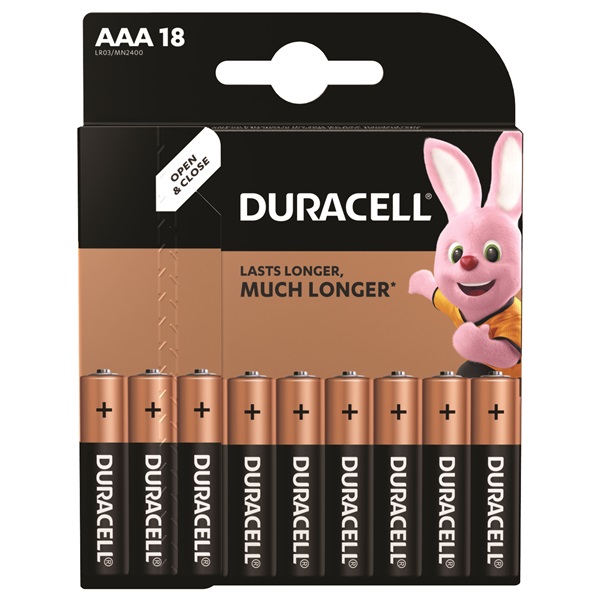 Duracell BSC 18 db AAA elem-DL (5000394107557)