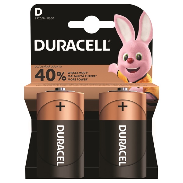 Duracell BSC 2db D (góliát) (5000394127562)