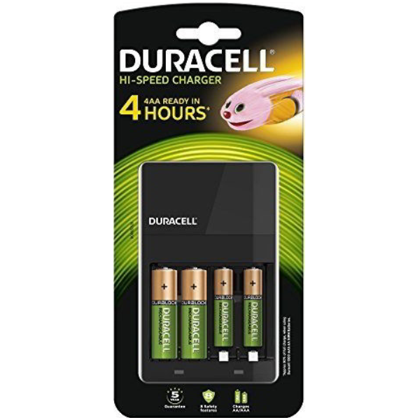 Duracell CEF14 töltő+2db AA 2db AAA (5000394114500)