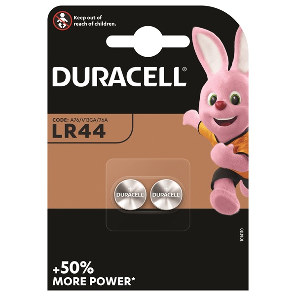 Duracell  LR 44 2 db  elem- DL (5000394954427)