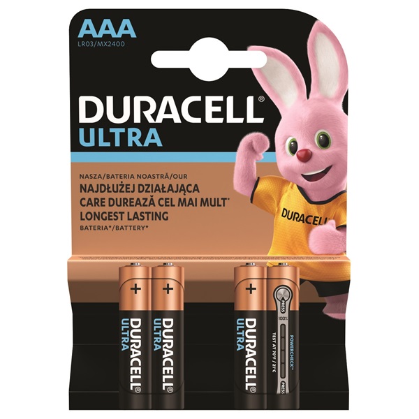 Duracell UltraPower 4 db AAA elem (5000394063037)