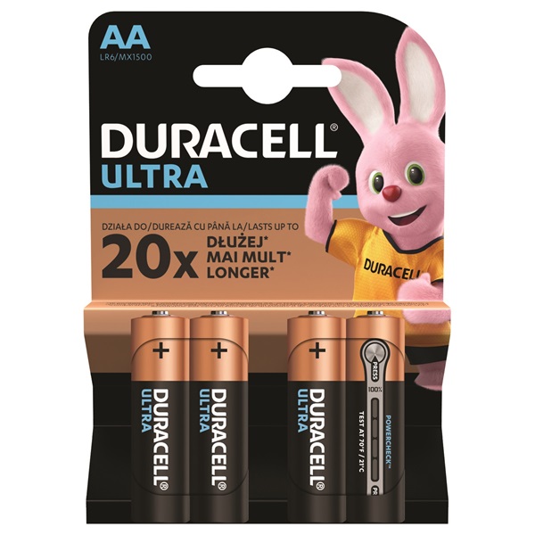 Duracell UltraPower 4 db AA elem (5000394062757)