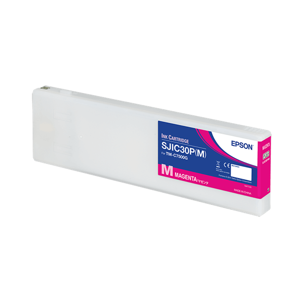 EPSON SJIC30P(M) Magenta patron 294.3 ml (eredeti) C33S020641 C7500G címkenyomtatóhoz (C33S020641)