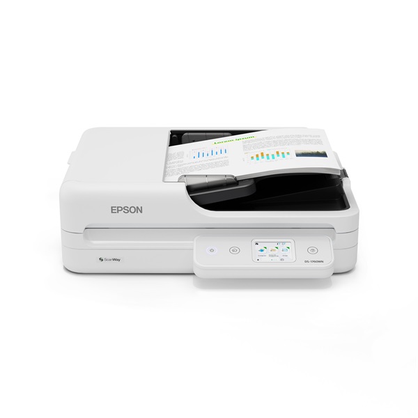 EPSON Docuscanner - WorkForce DS-1760WN (A4, 1200 DPI, 30 lap/perc, USB/Wifi, ADF, duplex) (B11B274401)