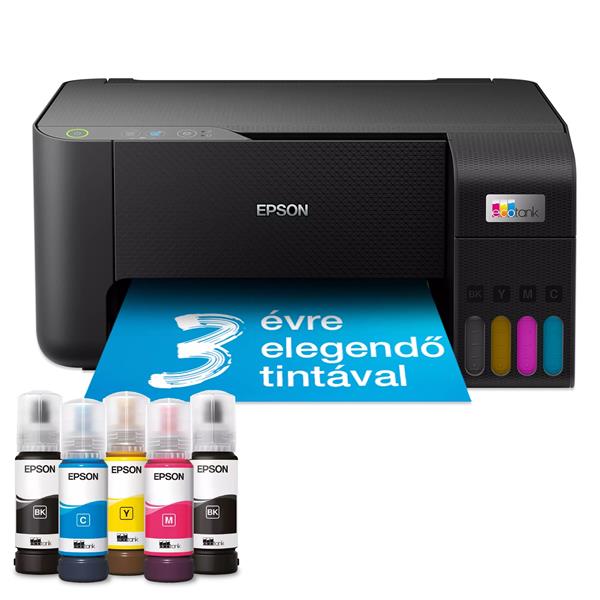 EPSON EcoTank L3230 A4, MFP, színes, 5760x1440 DPI, 33 lap/perc, USB tintasugaras nyomtató