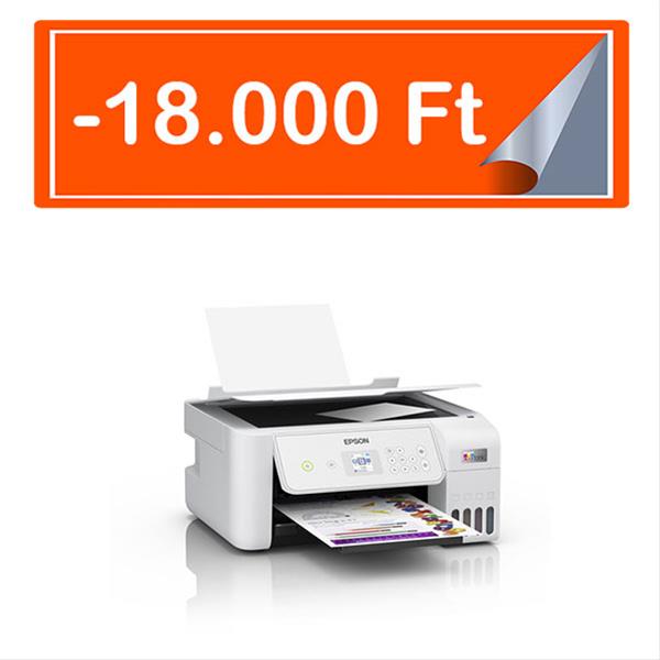 EPSON EcoTank L3286 A4, MFP, színes, 5760x1440 DPI, 33 lap/perc, USB/Wifi tintasugaras nyomtató
