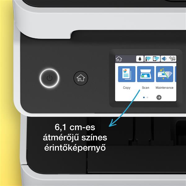 EPSON EcoTank L6460 A4, színes multifunkciós nyomtató DUPLEX WiFi/LAN 13 000/5200 oldal tintával