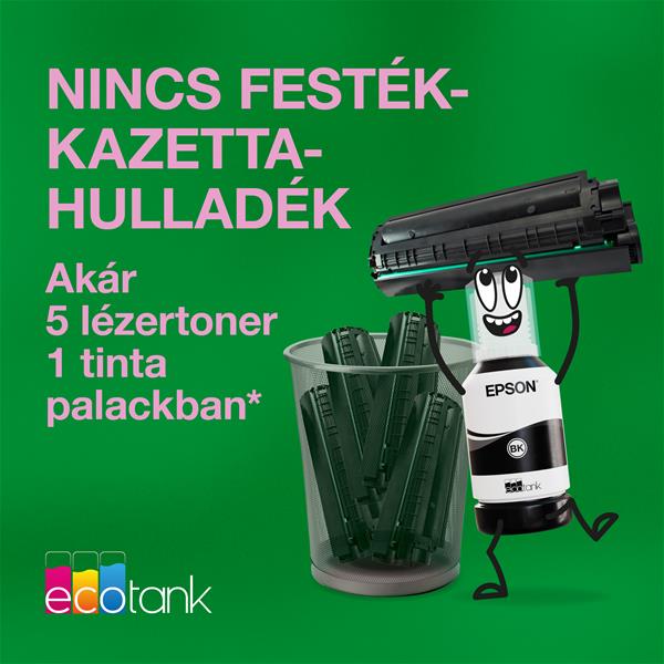 EPSON Ecotank L4266 tintasugaras nyomtató (A4, MFP, színes, 5760x1440 DPI, 33 lap/perc, duplex, USB/Wifi/Wifi Direct)