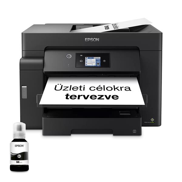 EPSON Ecotank M15140 A3+, mono multifunkciós nyomtató Duplex ADF USB/LAN/WIFI 4500 oldal tintával