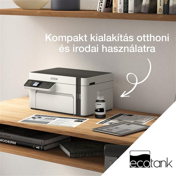 EPSON Ecotank M2120 A4, MFP, 1440x720 DPI, 32 lap/perc, USB/WiFi tintasugaras nyomtató