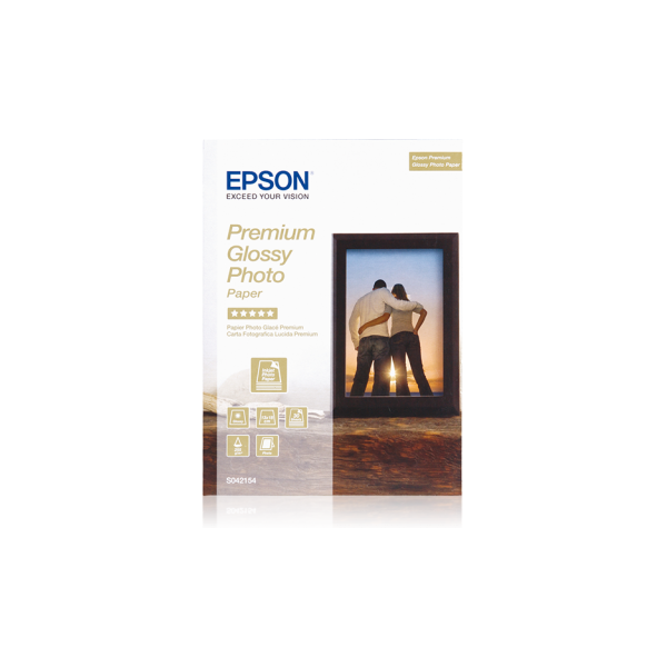 EPSON Fotópapír PREMIUM GLOSSY 13x18 cm, 255g, 30 lap C13S042154
